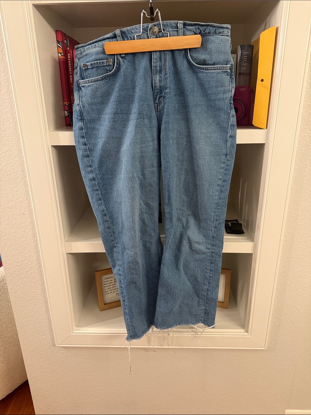 rag & bone Light Blue Straight Leg Jeans